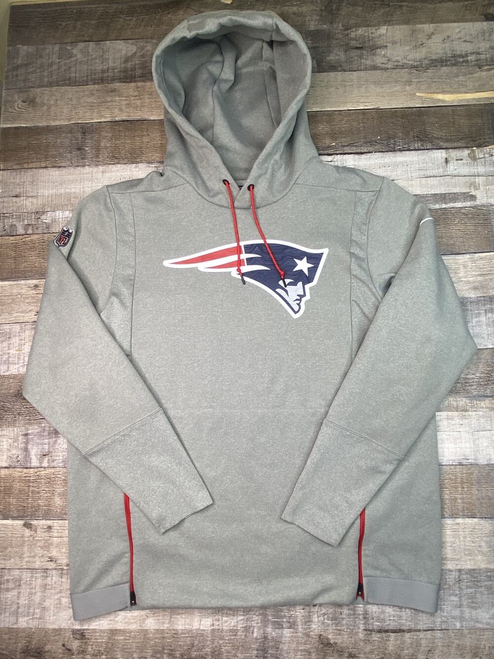 Nike Onfield Hoodie Performance New England Patriots Mens L Pullover Football
